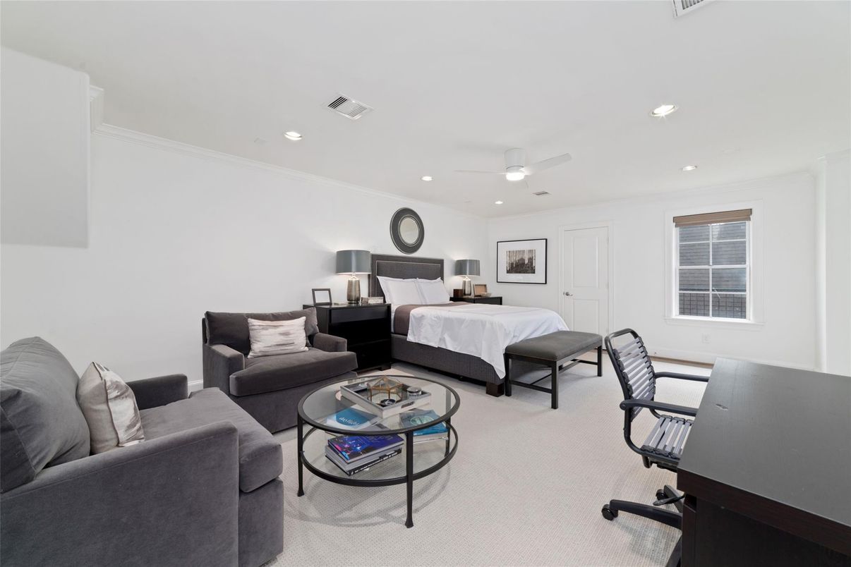 Bedroom, Interior, Recessed Lighting