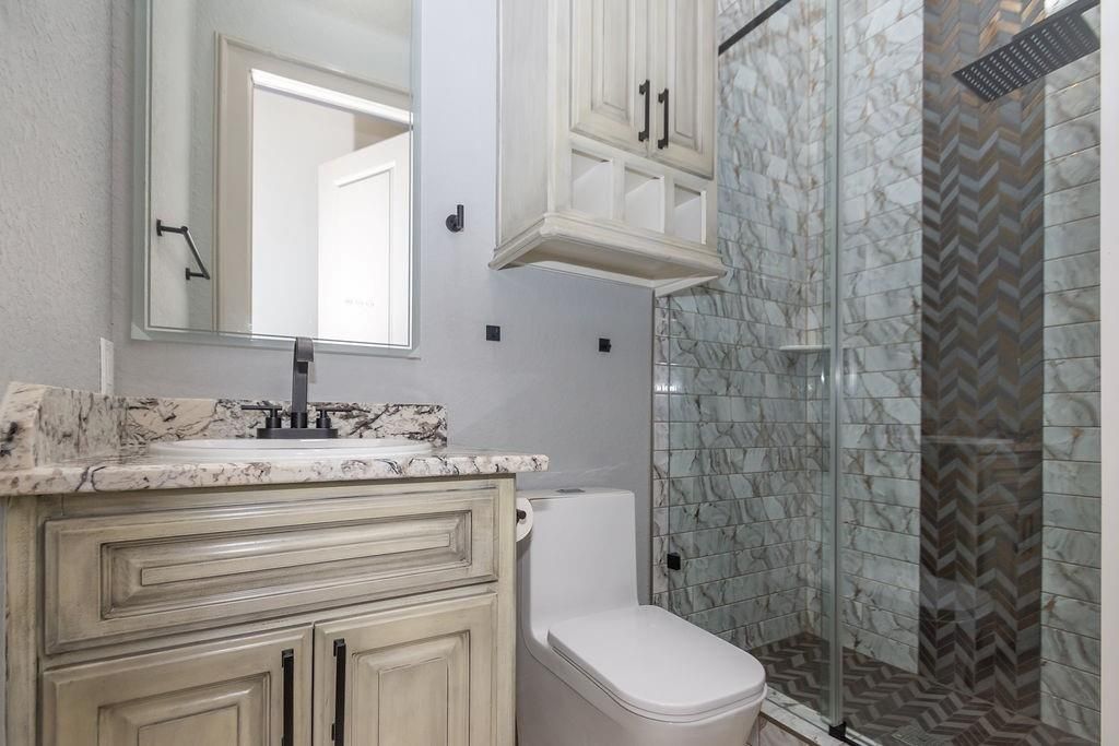 Bathroom, Glass Shower, Interior