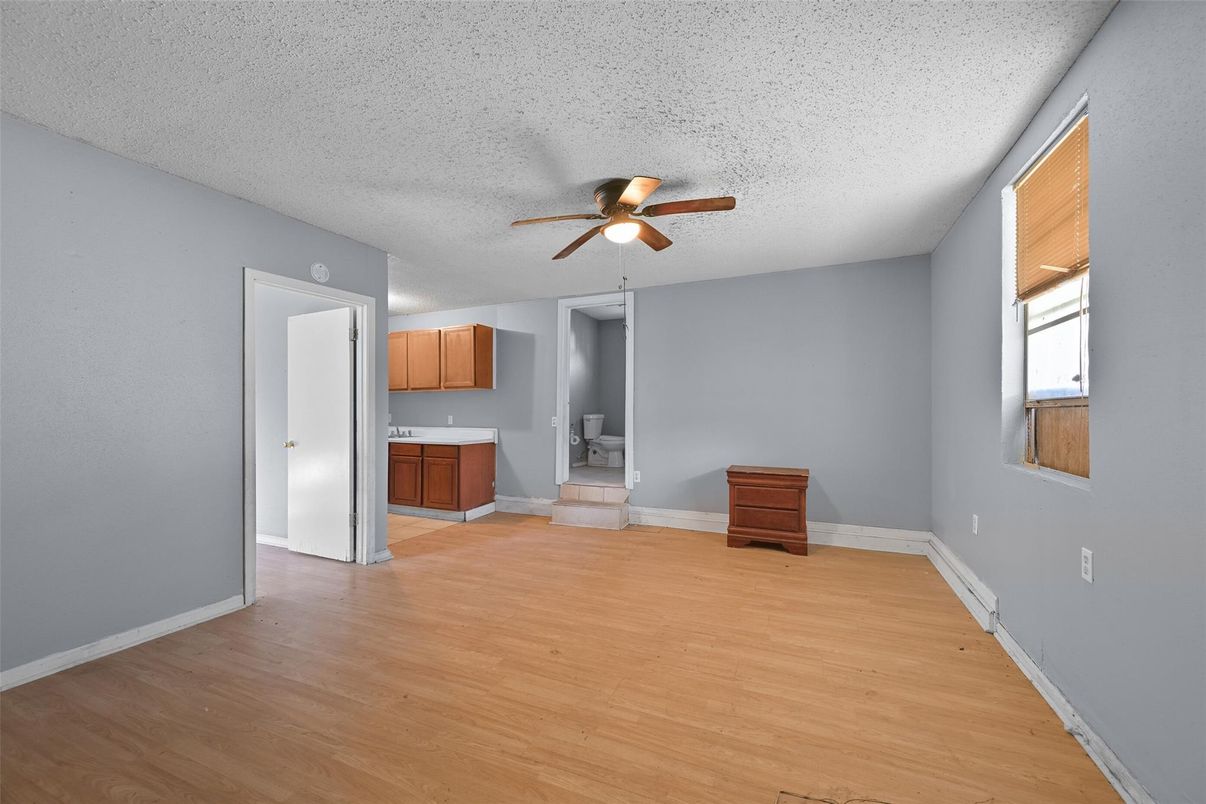 Empty room, Interior, Kitchen, Wood Texture Flooring