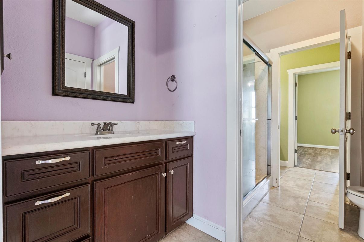Bathroom, Glass Shower, Interior