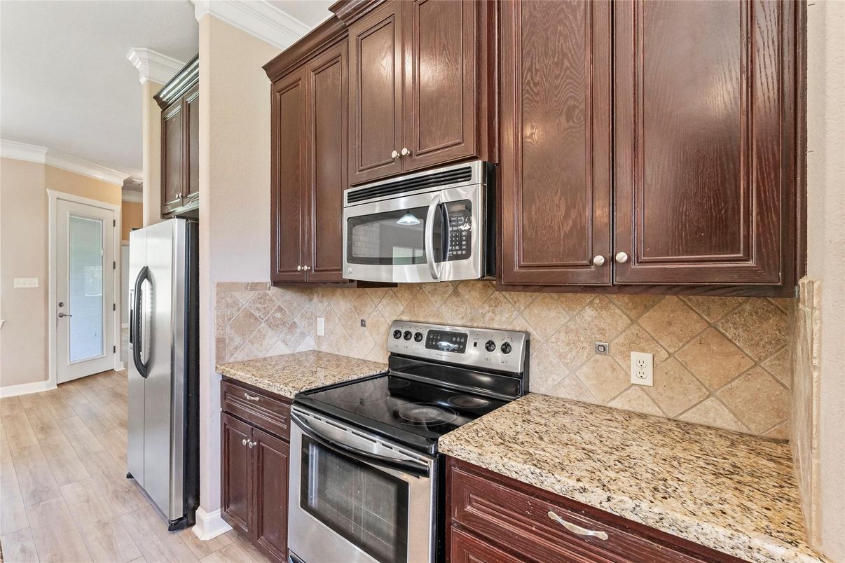 Interior, Kitchen, Wood Texture Flooring