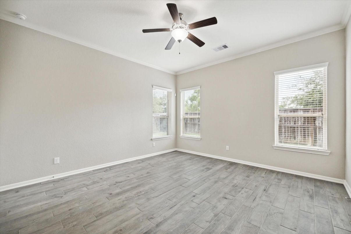 Empty room, Interior, Wood Texture Flooring