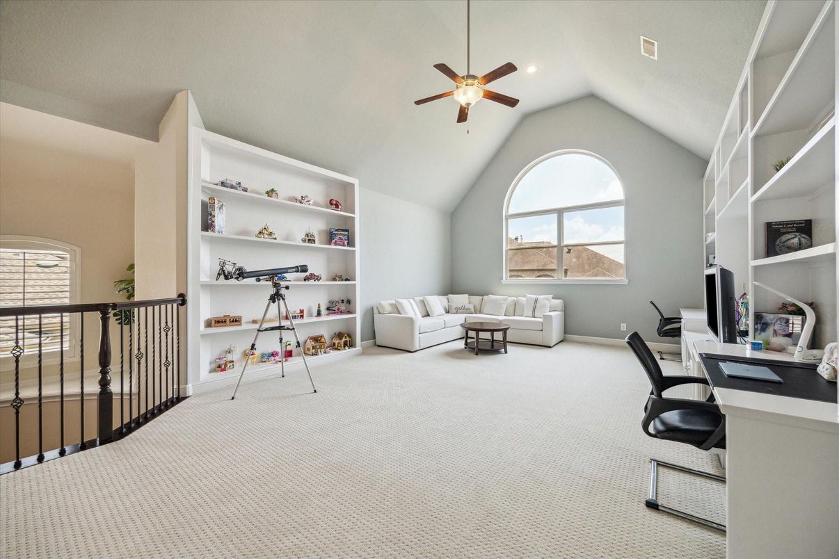Home Office, Interior, Recessed Lighting