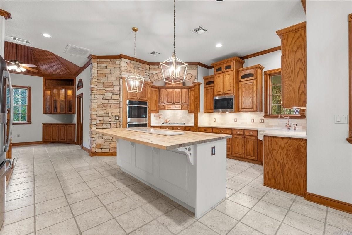 Interior, Kitchen, Pendant Lights, Recessed Lighting