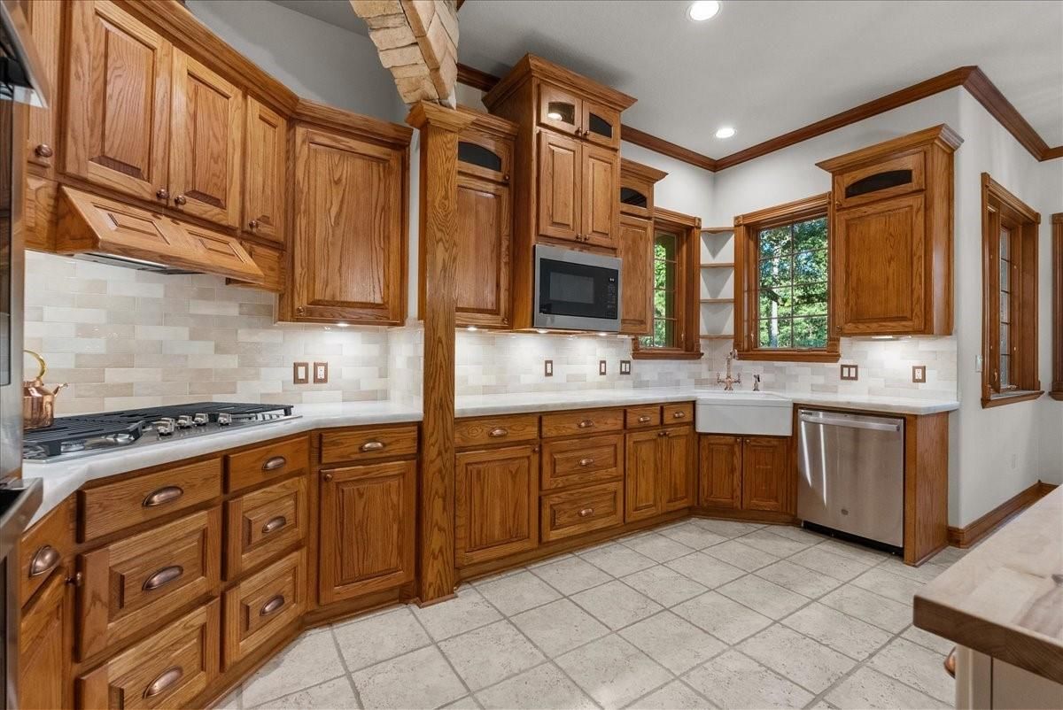 Interior, Kitchen, Recessed Lighting, Stainless Steel Appliances