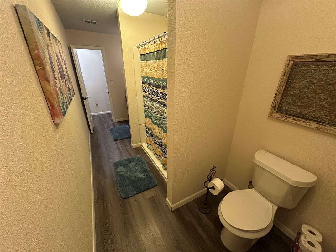 Bathroom, Interior, Wood Texture Flooring