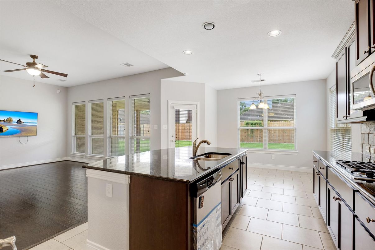 Interior, Kitchen, Pendant Lights, Recessed Lighting