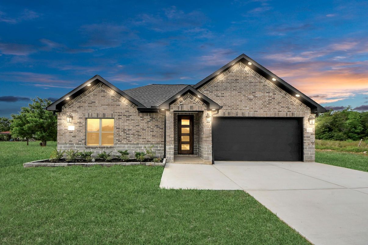 Attached, Backyard, Exterior, Facade, Brick Facade, Brick Traditional