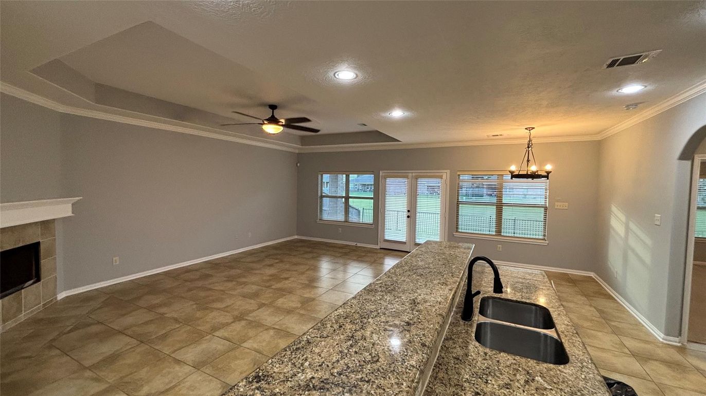 Fireplace, Interior, Pendant Lights, Recessed Lighting