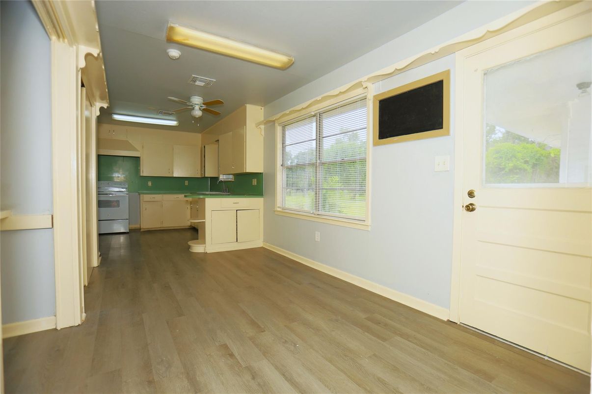Interior, Kitchen, Wood Texture Flooring