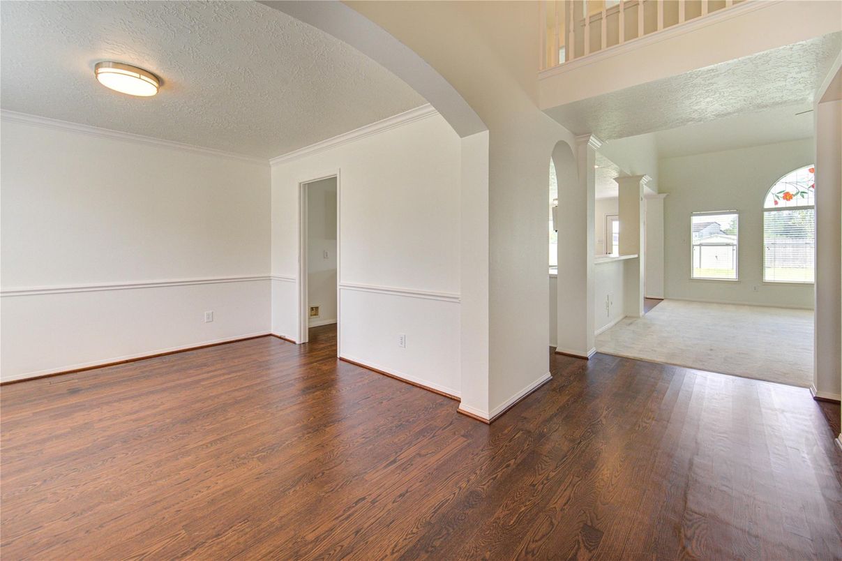 Empty room, Interior, Wood Texture Flooring