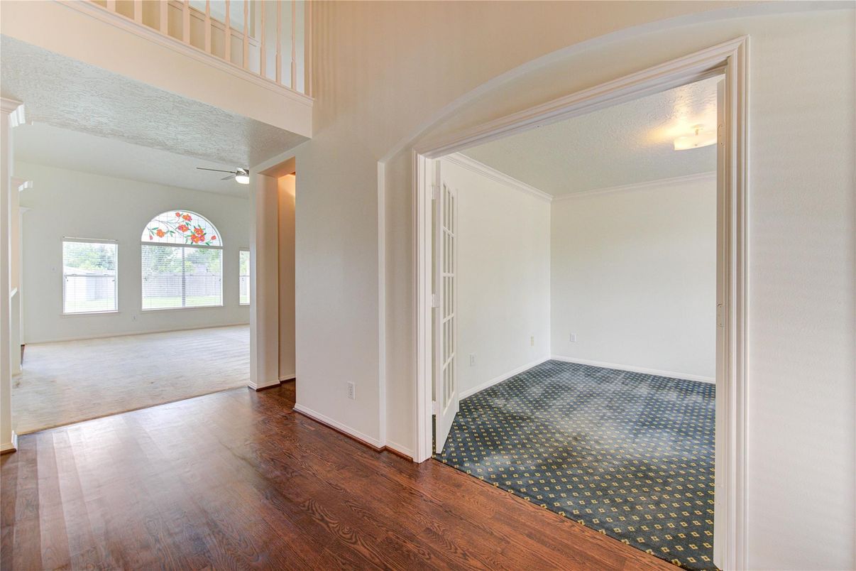 Empty room, Interior, Wood Texture Flooring