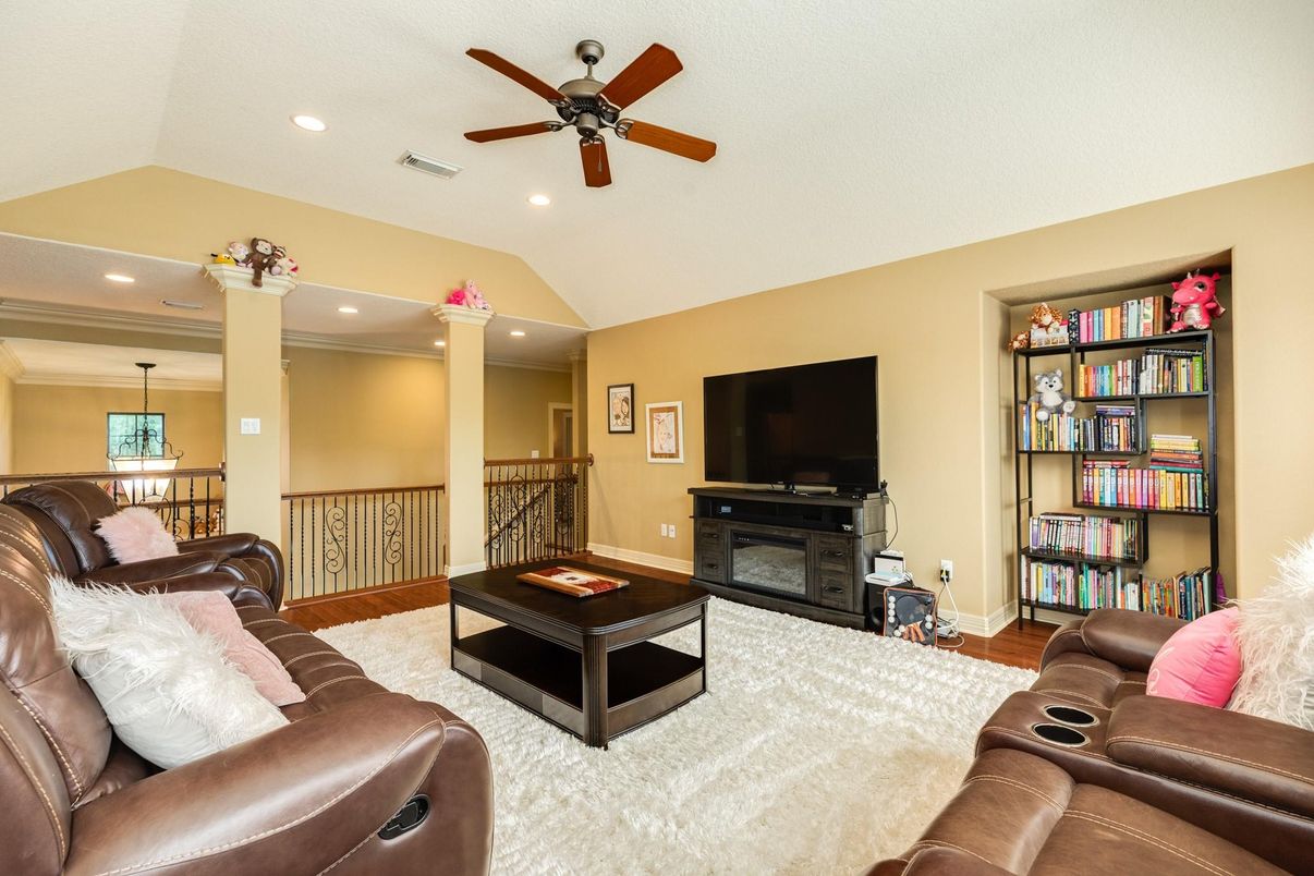 Interior, Living room, Recessed Lighting