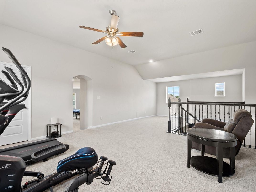 Fitness Equipment, Interior, Recessed Lighting