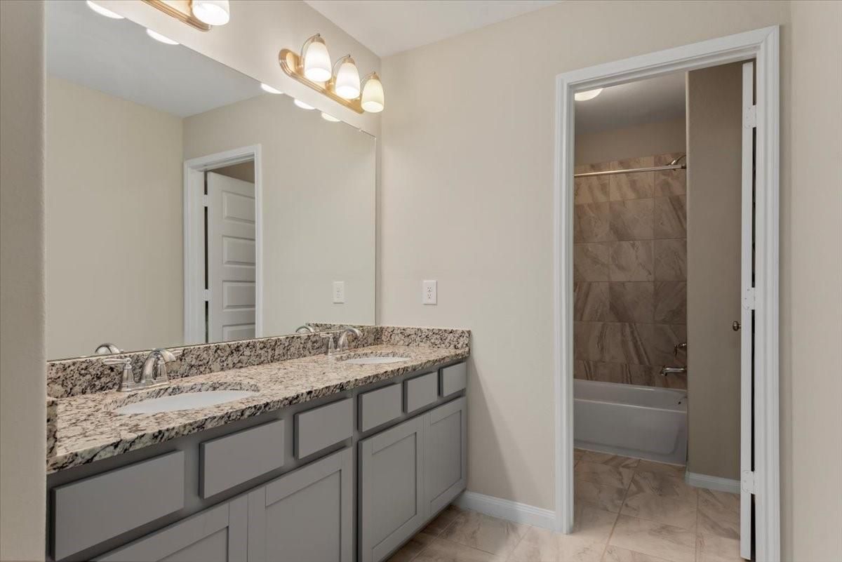 Bathroom, Dual Sink Vanities, Interior, Marble