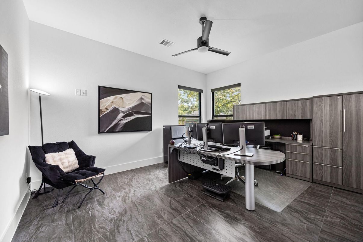 Home Office, Interior, Wood Texture Flooring