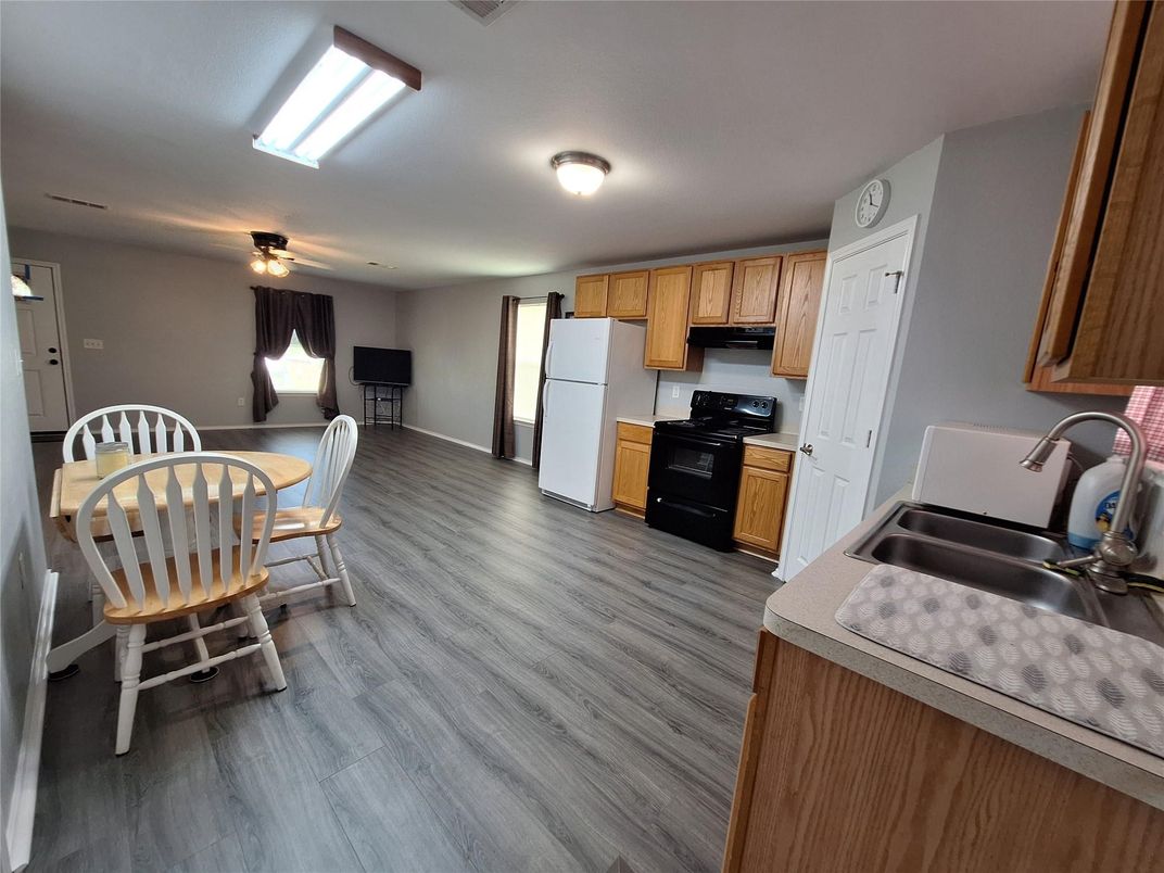 Interior, Kitchen, Wood Texture Flooring