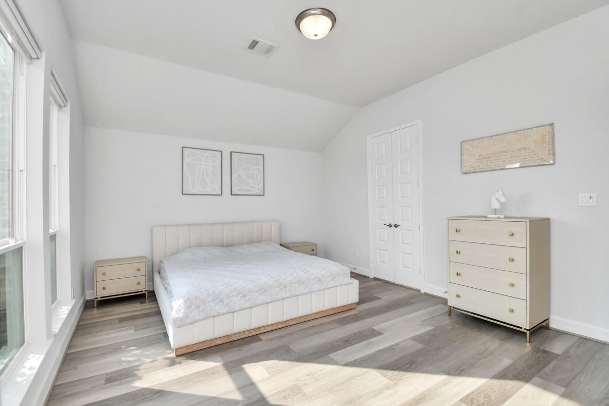 Bedroom, Interior, Wood Texture Flooring