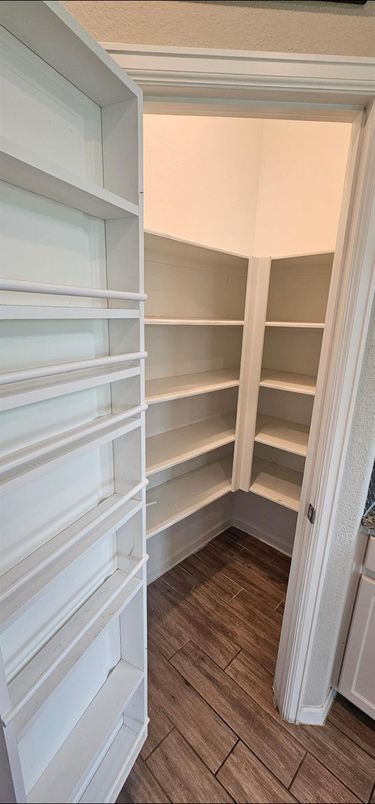 Interior, Walk-in Closets, Wood Texture Flooring