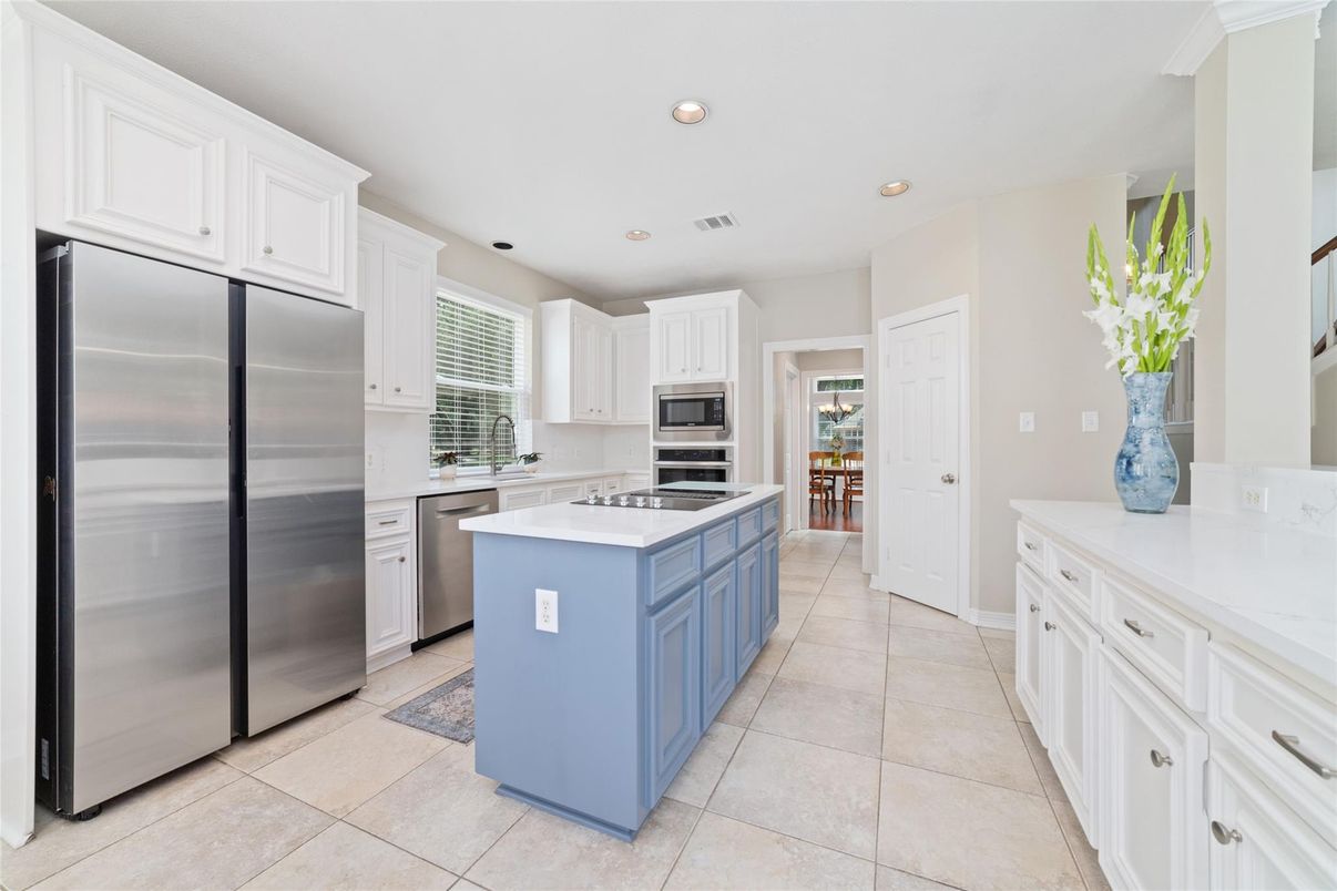 Interior, Kitchen, Recessed Lighting, Stainless Steel Appliances