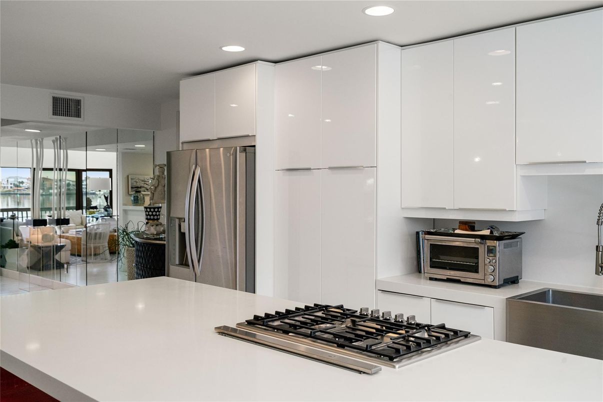 Interior, Kitchen, Recessed Lighting, Stainless Steel Appliances