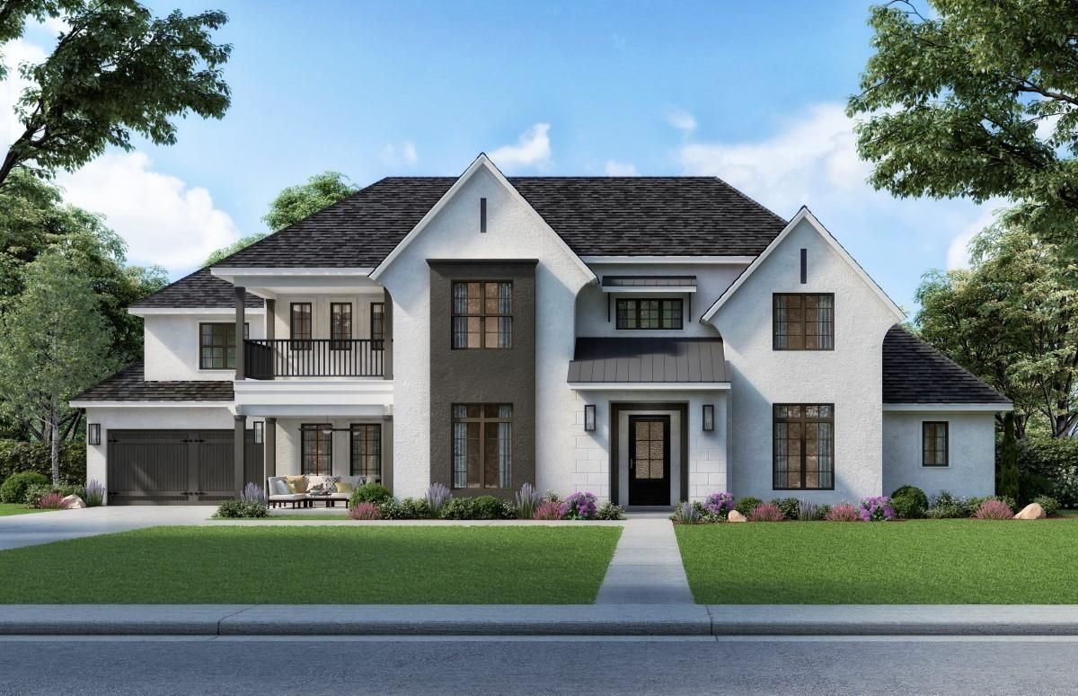 Attached, Exterior, Facade, Farmhouse