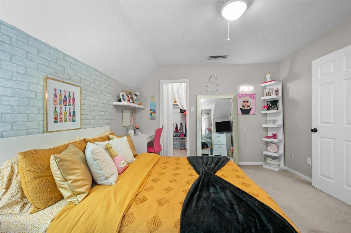 Bedroom, Interior, Stone Walls