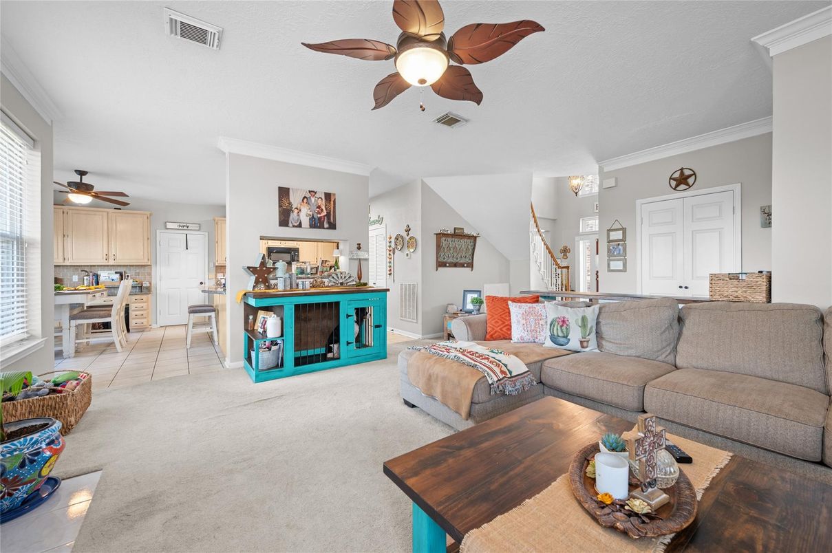 Dining room, Interior, Kitchen, Living room