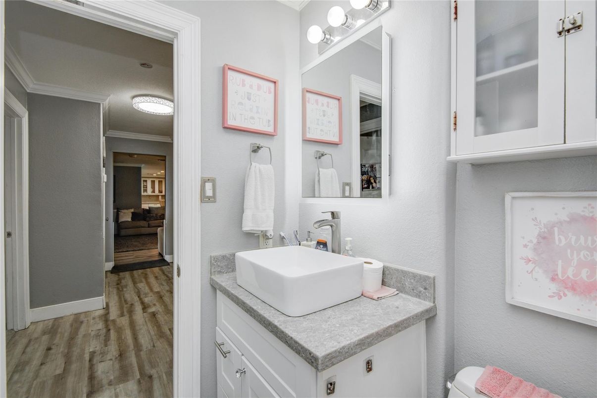 Bathroom, Interior, Wood Texture Flooring