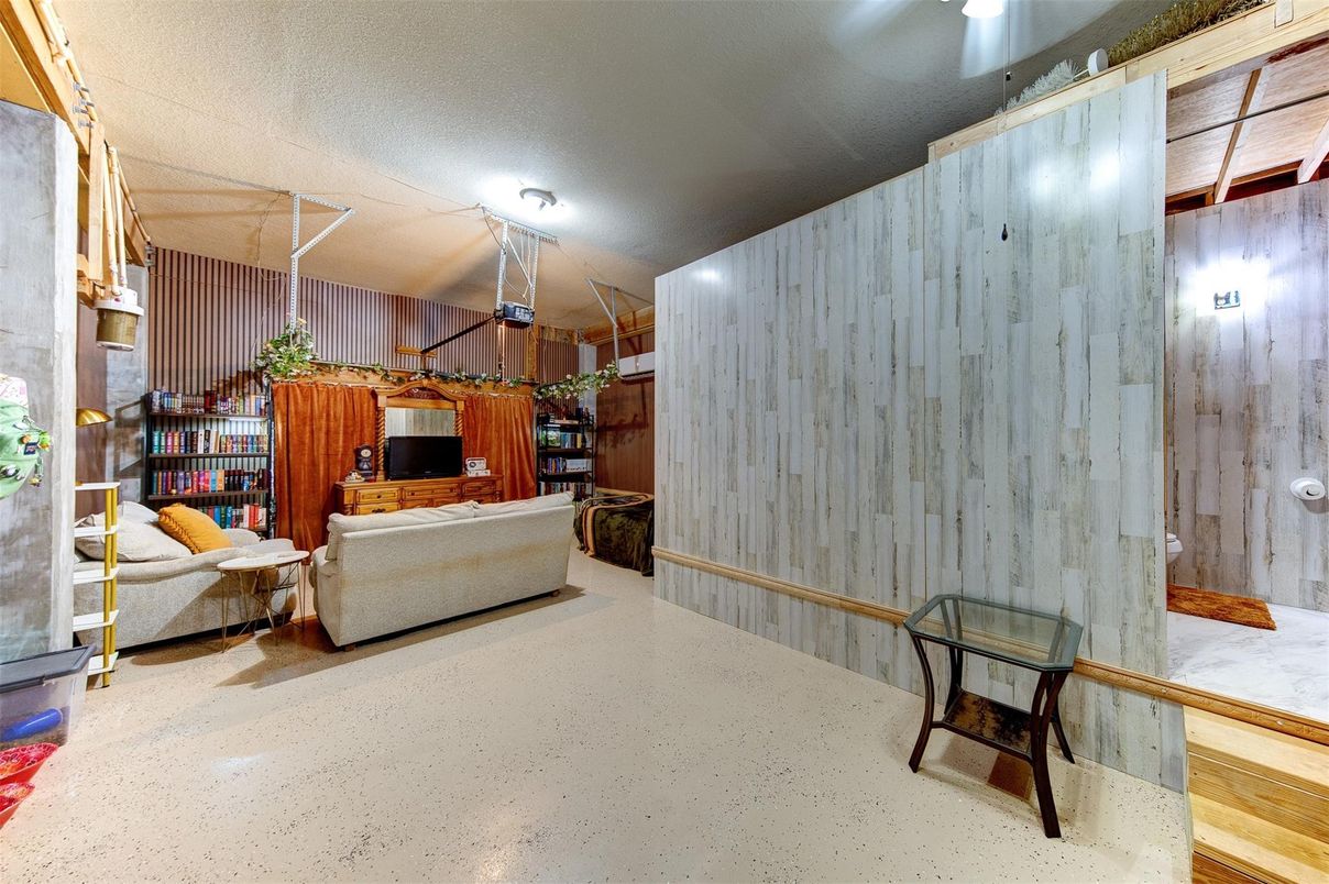 Interior, Living room, Wooden Walls