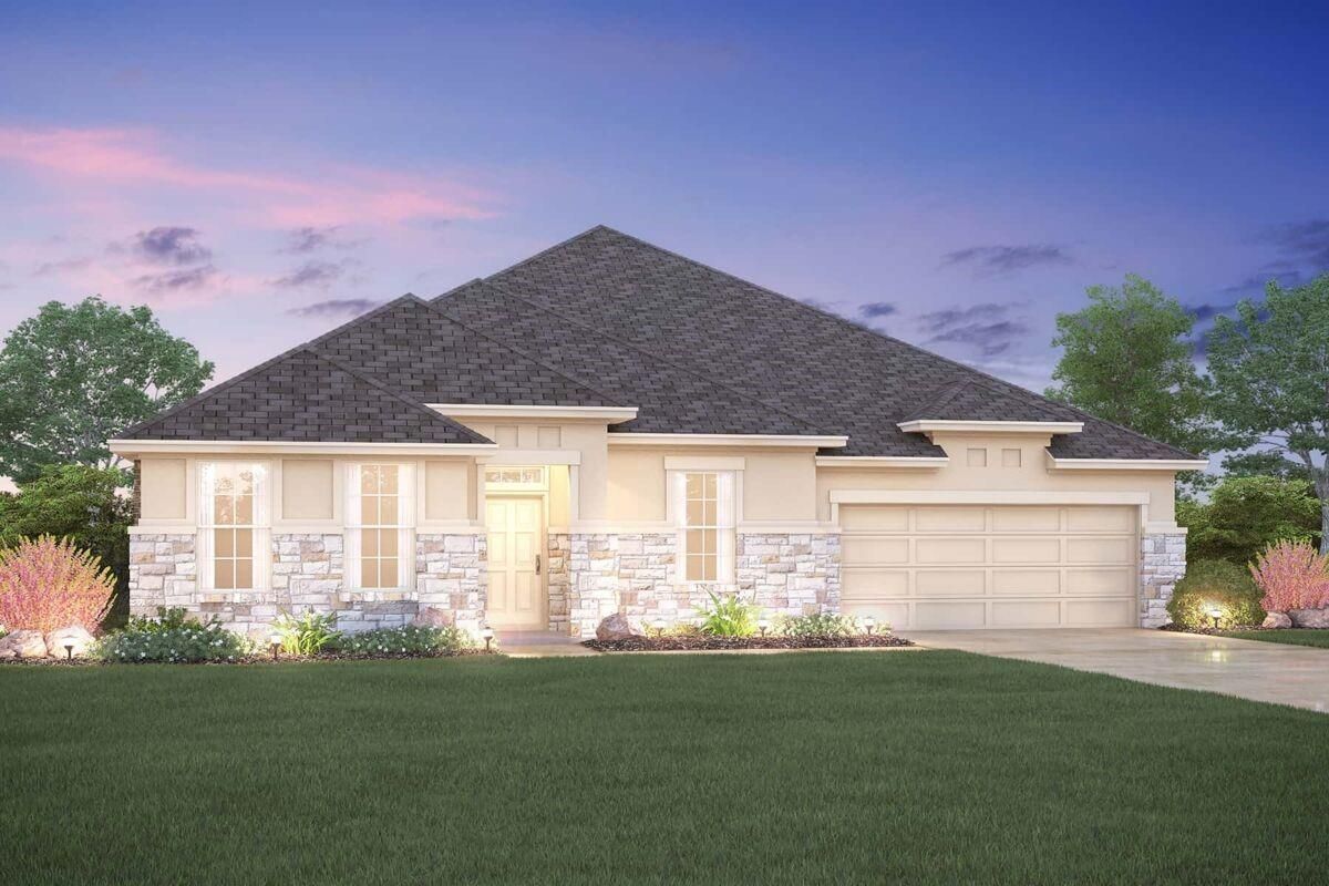 Attached, Exterior, Facade, French Provincial