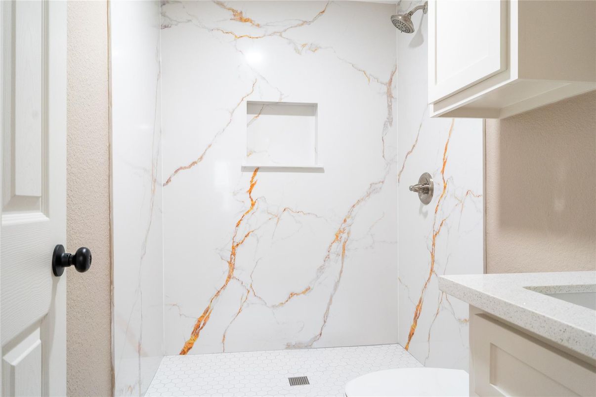 Bathroom, Interior, Marble Walls