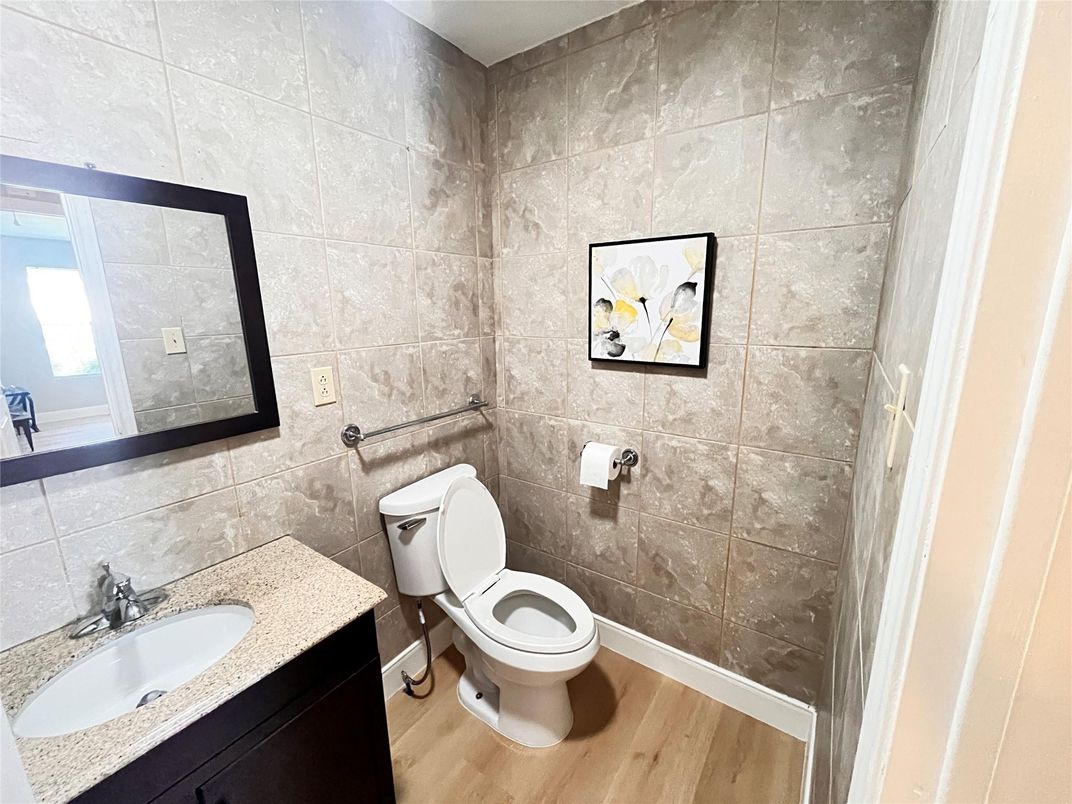 Bathroom, Interior, Wood Texture Flooring
