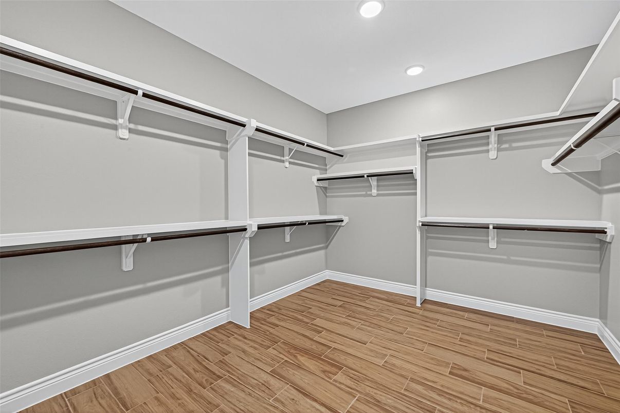 Interior, Recessed Lighting, Walk-in Closets, Wood Texture Flooring