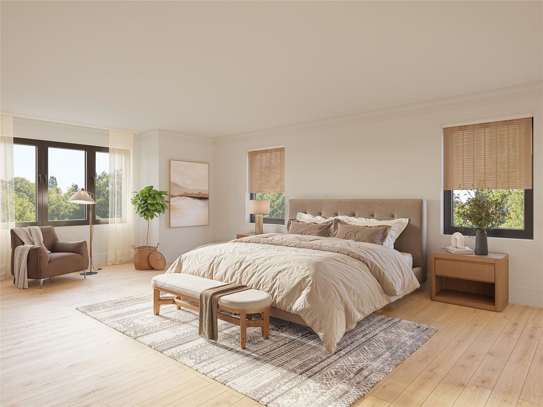 Bedroom, Interior, Wood Texture Flooring