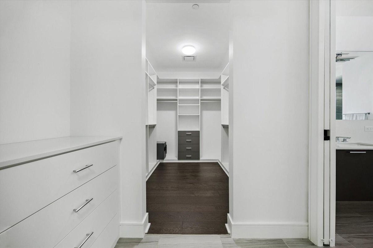 Interior, Walk-in Closets, Wood Texture Flooring