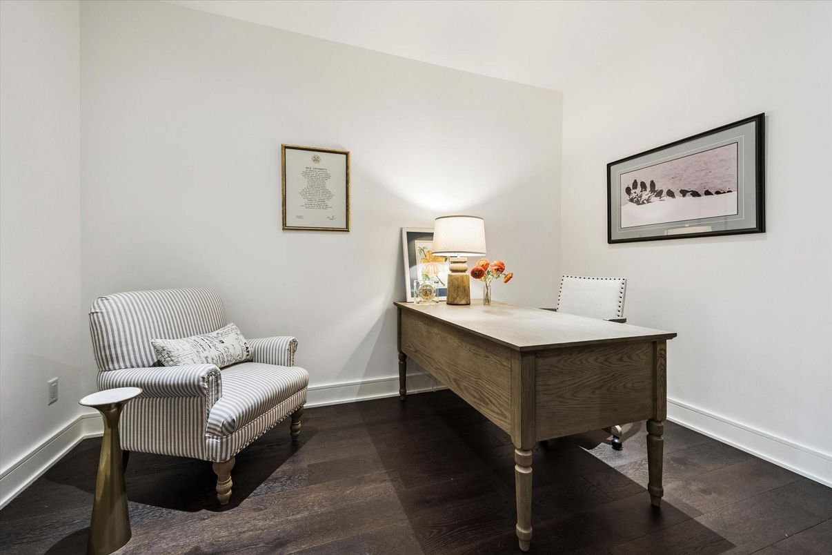 Home Office, Interior, Wood Texture Flooring