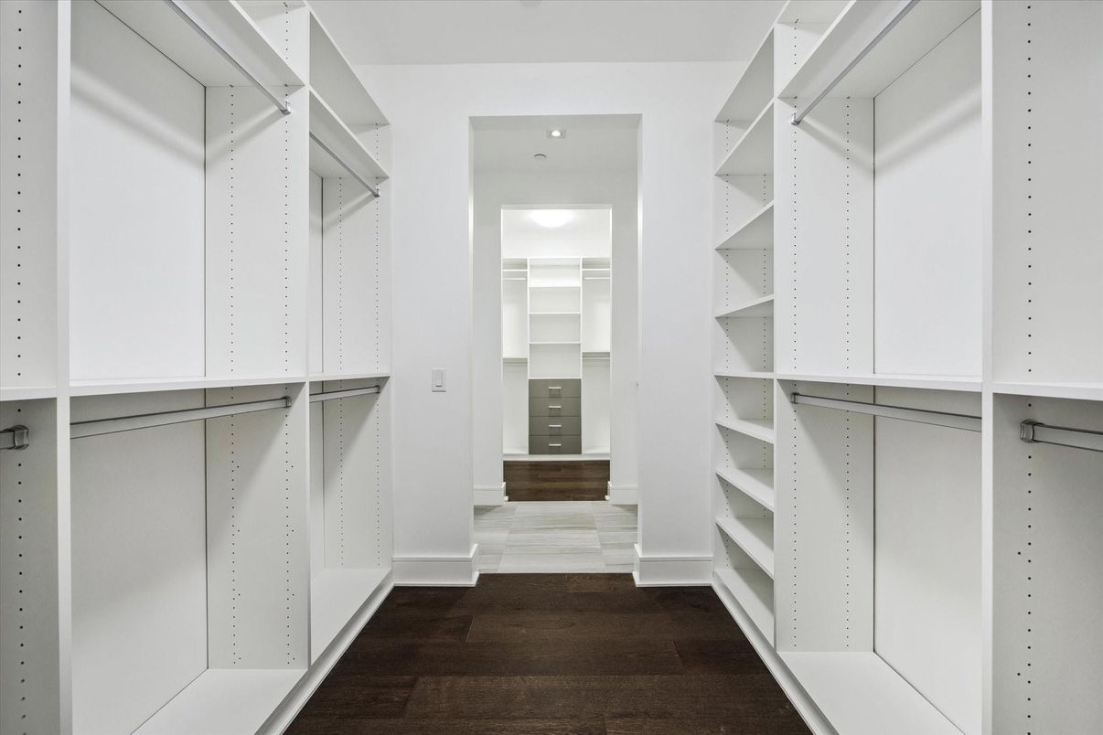 Interior, Recessed Lighting, Walk-in Closets, Wood Texture Flooring