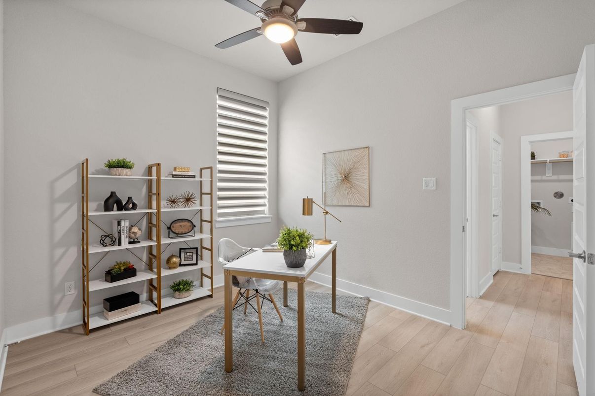 Home Office, Interior, Wood Texture Flooring