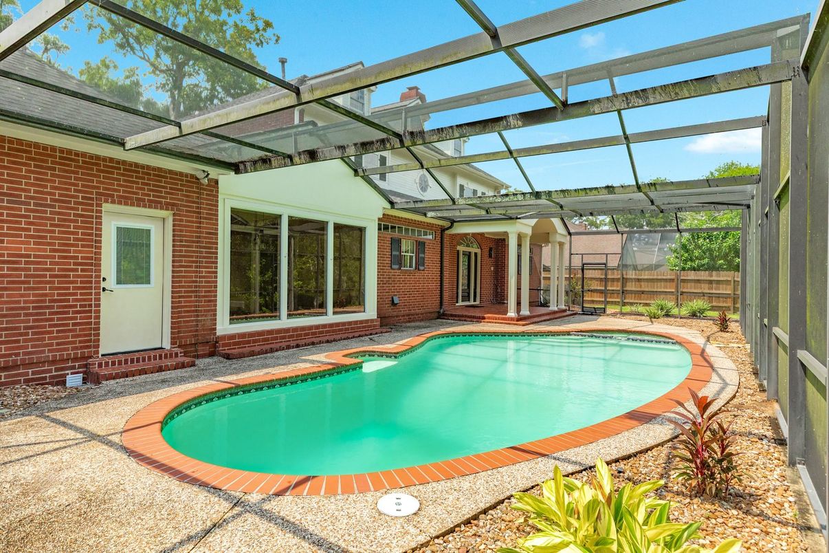 Glass Ceilings, Interior, Pool, Stone Walls, Sun Room