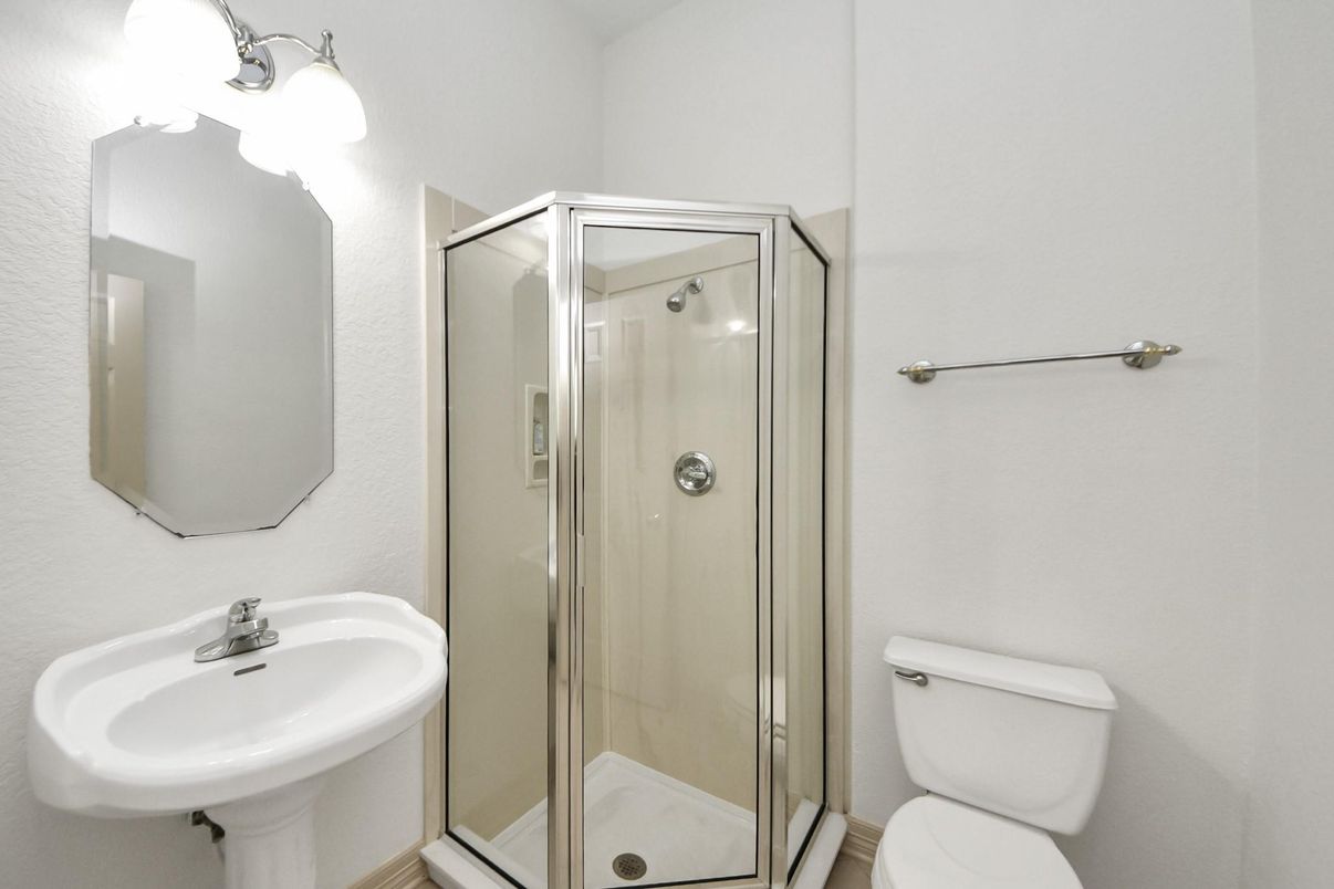 Bathroom, Glass Shower, Interior