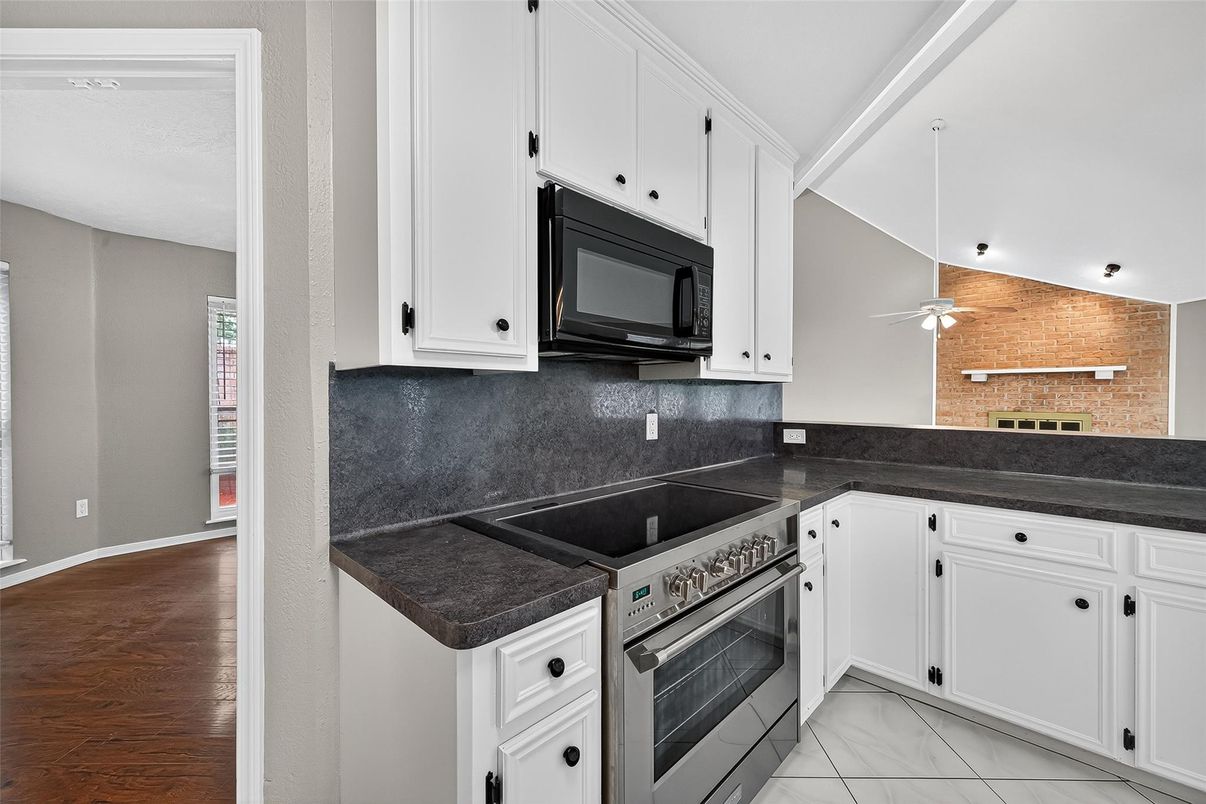 Interior, Kitchen, Marble, Wood Texture Flooring