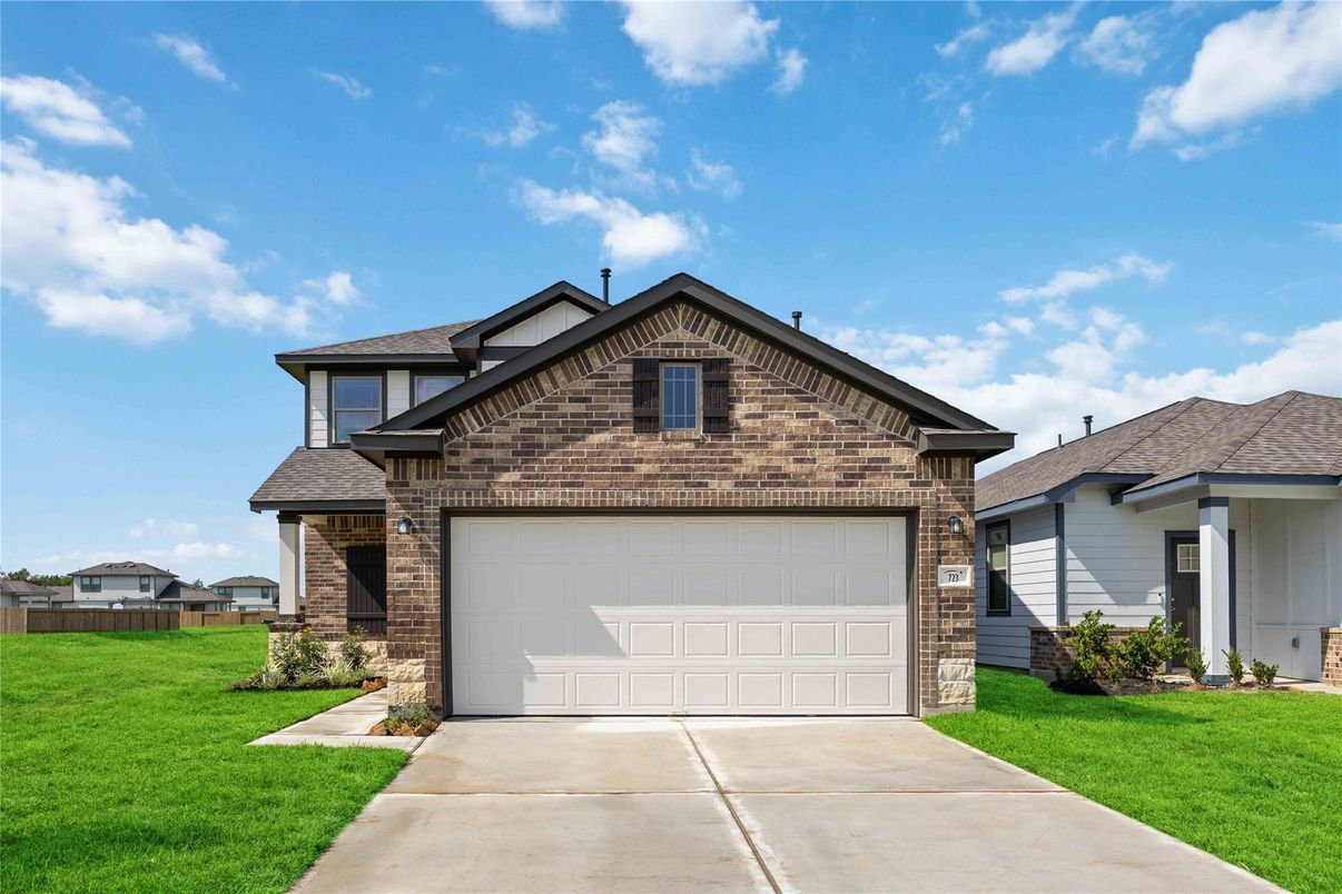 Attached, Exterior, Facade, Brick Facade, Brick Traditional