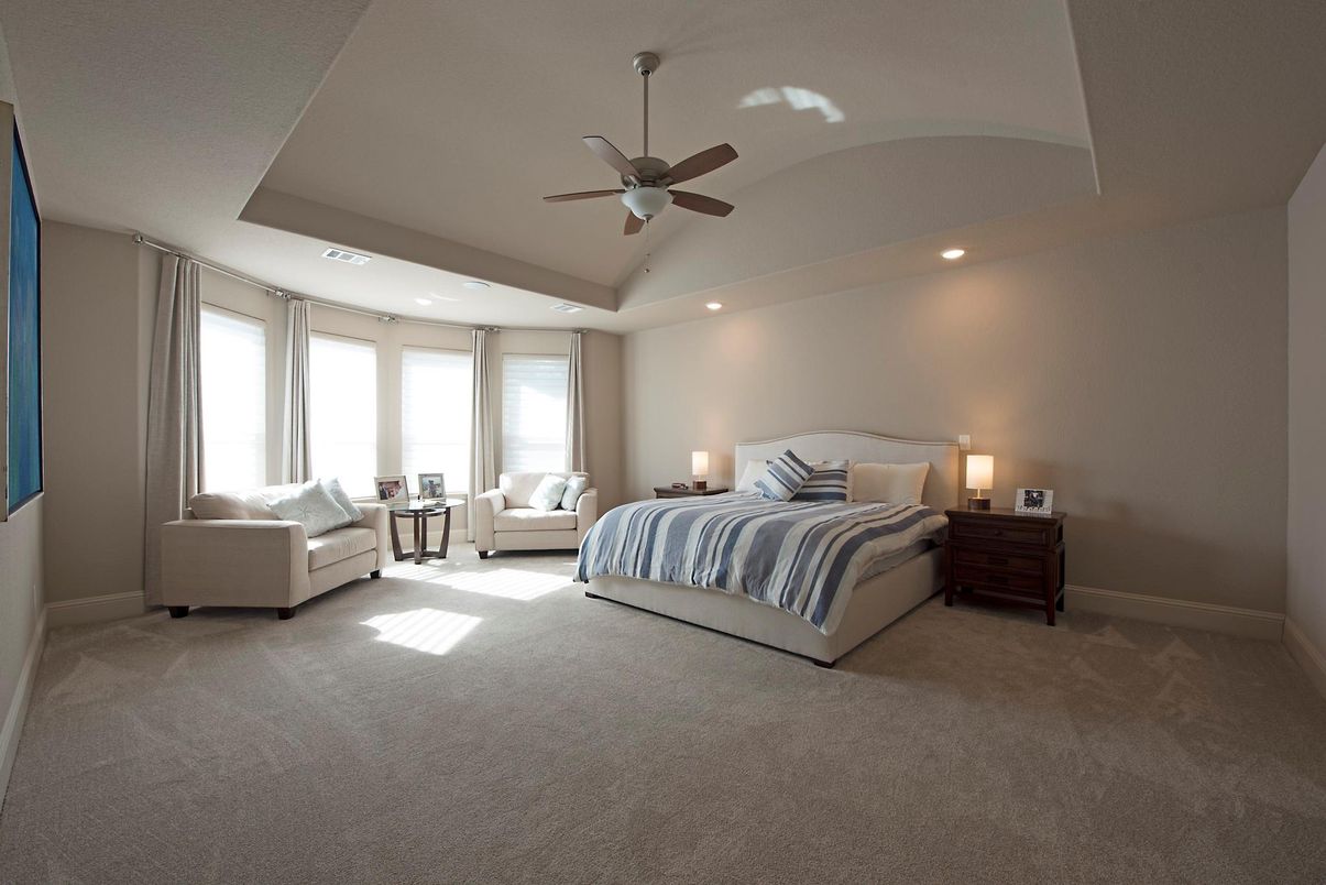 Bedroom, Interior, Recessed Lighting