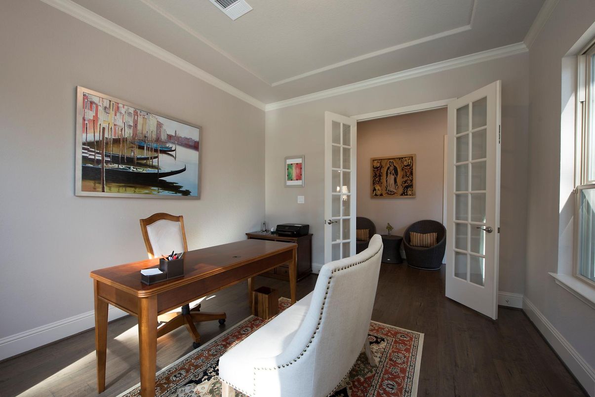Home Office, Interior, Wood Texture Flooring