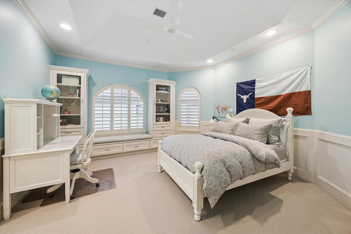 Bedroom, Home Office, Interior, Recessed Lighting