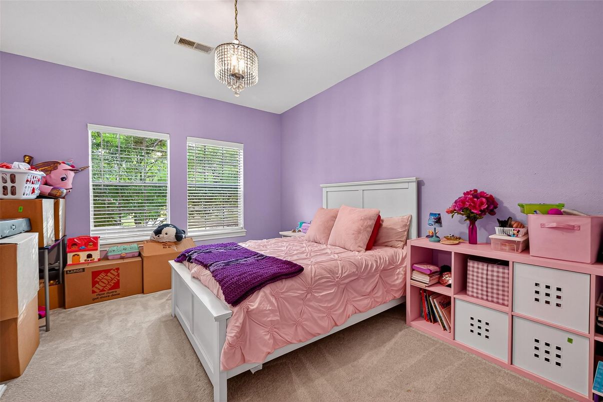 Bedroom, Interior, Pendant Lights