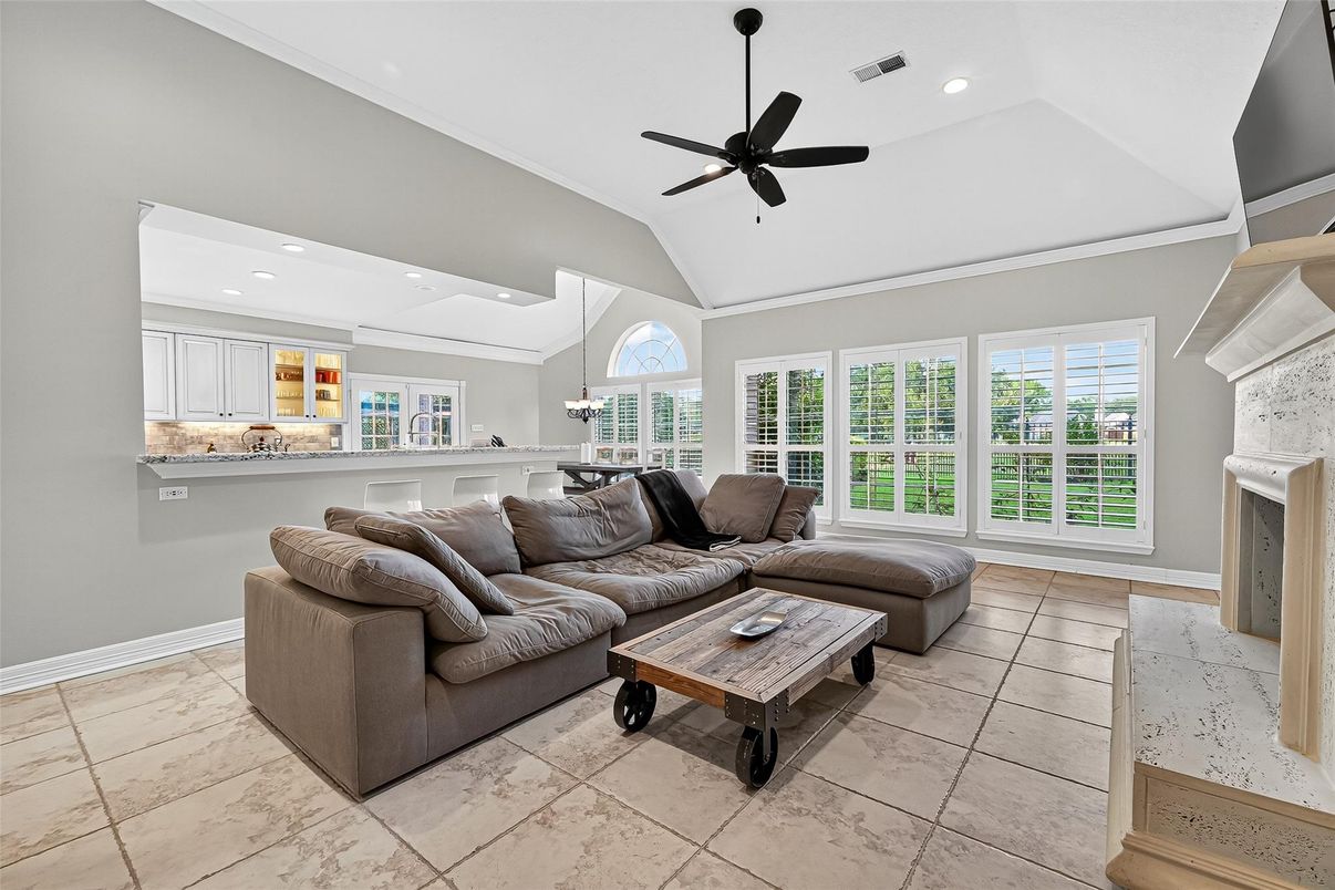 Interior, Living room, Recessed Lighting