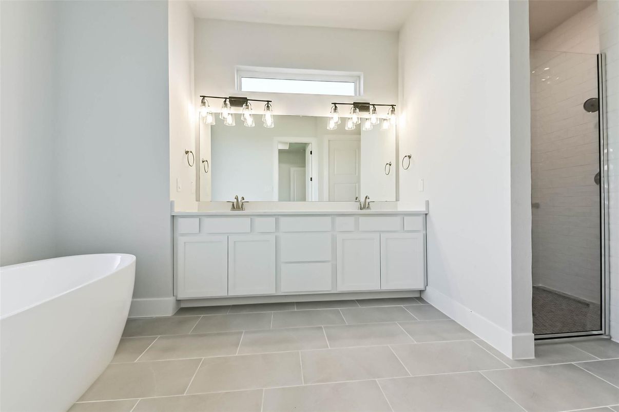 Bathroom, Dual Sink Vanities, Free Standing Baths, Interior