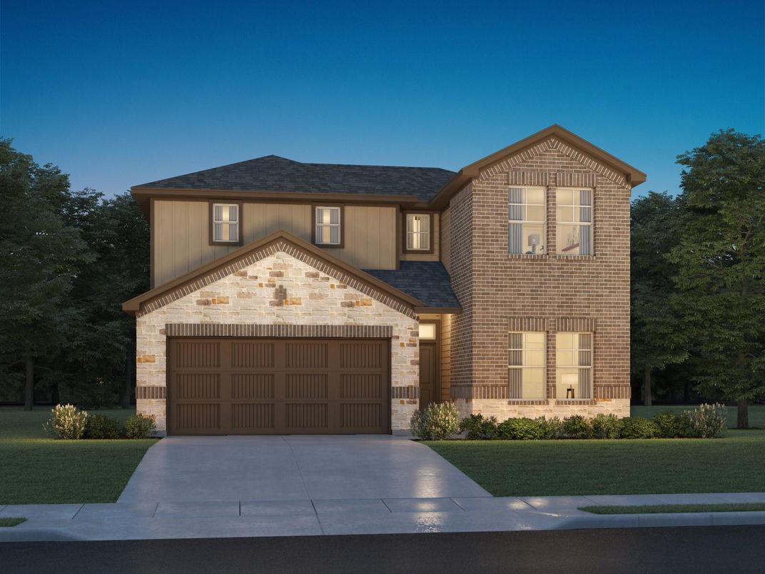 Attached, Exterior, Facade, Brick Facade, Brick Traditional